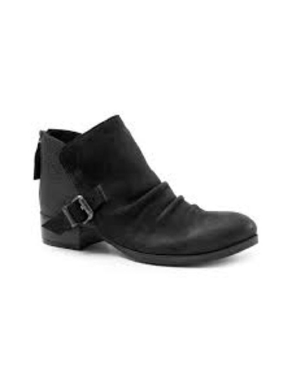 Women’s Bueno Black Lizard Panel Biker Maude Leather Booties Size 7.5 US!